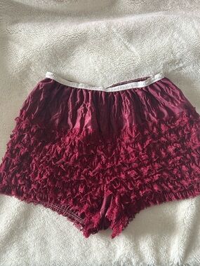burgundy vintage bloomers!